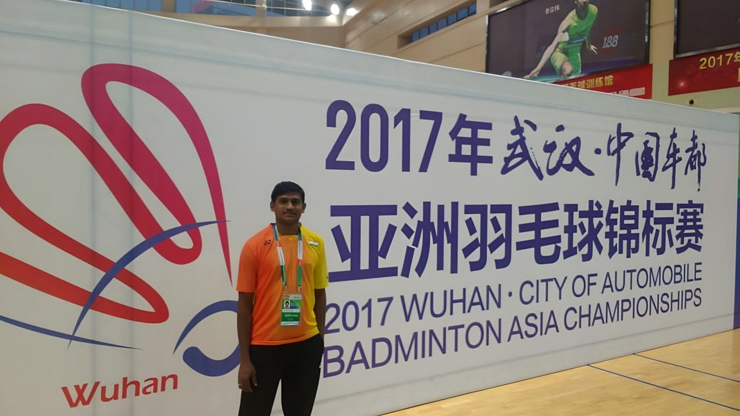 At the Badminton Asia Championships in Wuhan